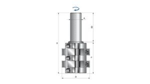 Disposable knives straight router cutter