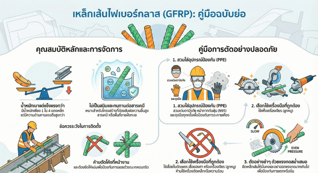 GFRP คืออะไรใช้ตอนไหน ตัดอย่างไร