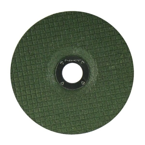 แผ่นเจียร สแตนเลส NKT สีเขียว ขนาด 4"X3.0MM. รุ่นไวไว (5 แผ่น)